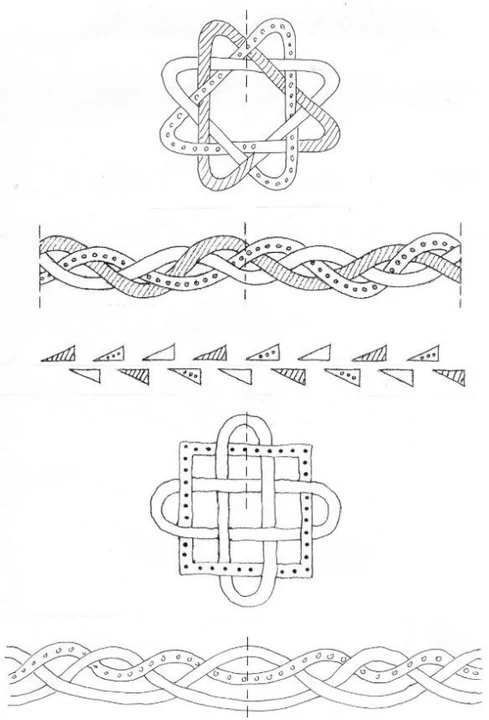 Topology of the three-thread Seuso knot