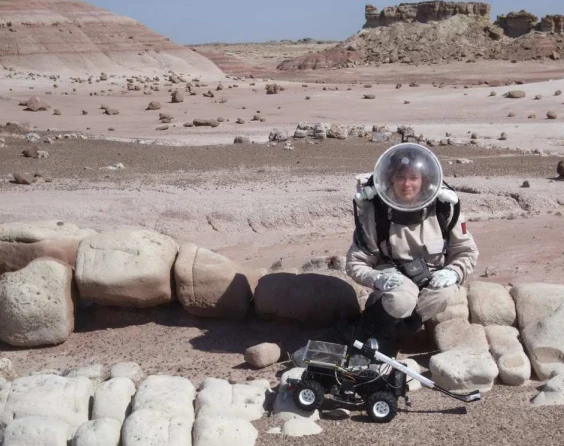 Husar-2d operating at the Utah Mars analog station