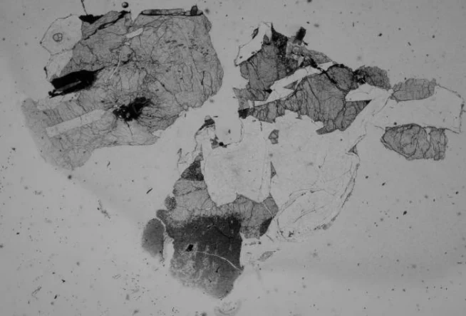 Microscopy of shocked Asuka-881757 lunar meteorite