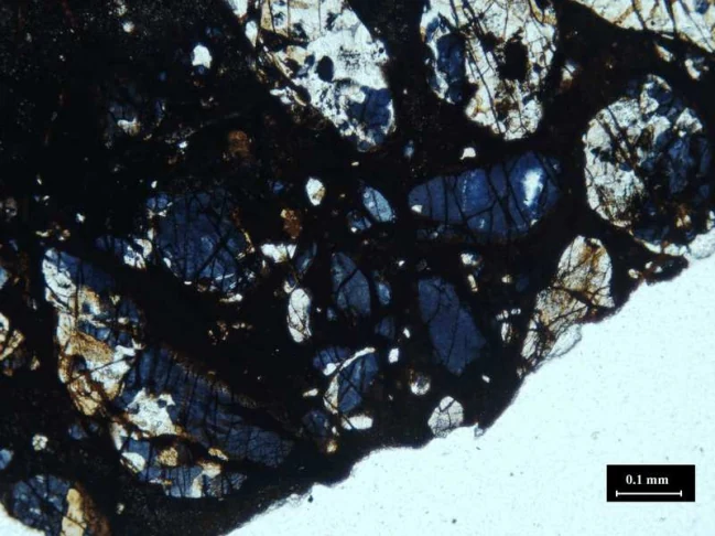 Observed ringwoodite colours in NWA 5011