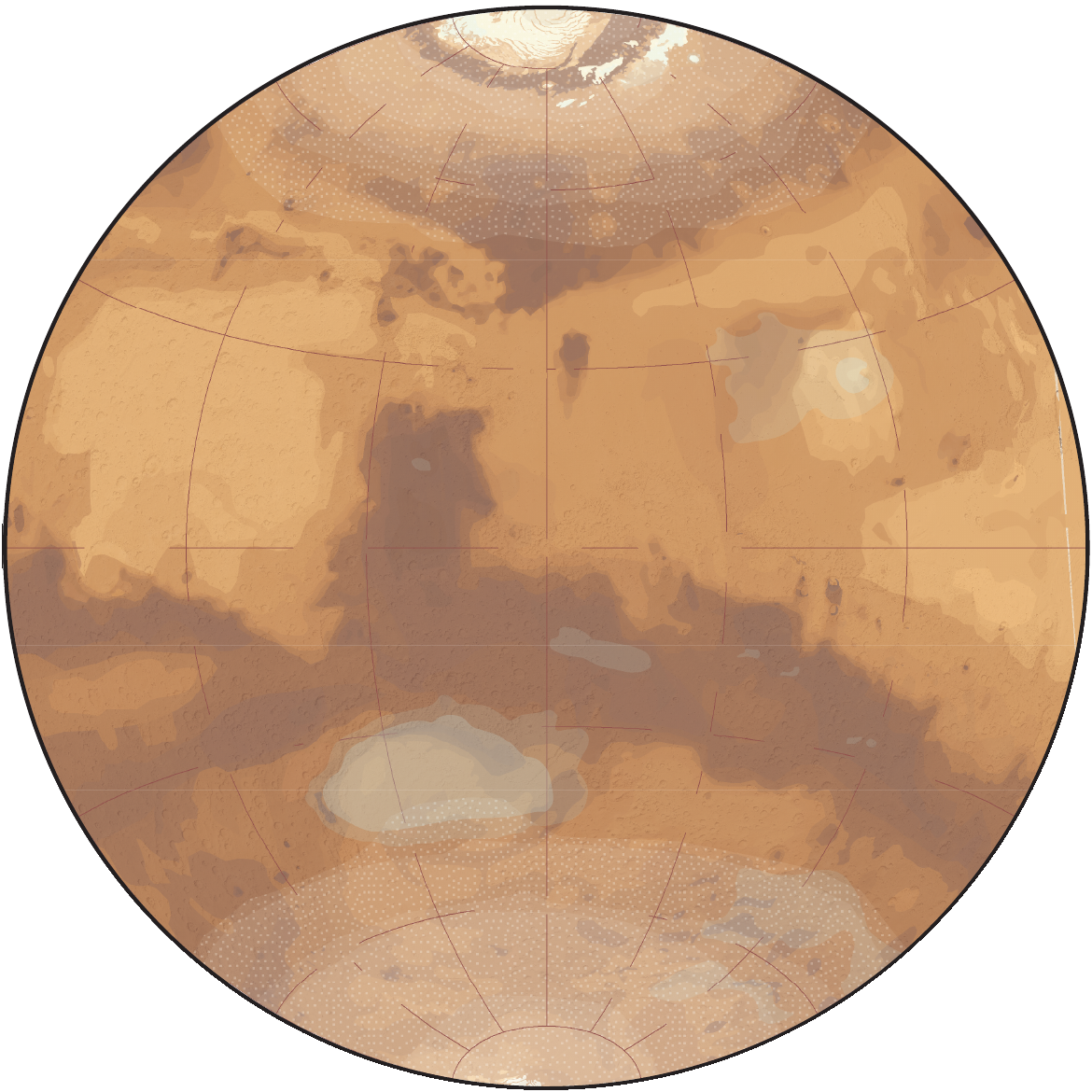 A Mars keleti félgömbje névanyag nélkül