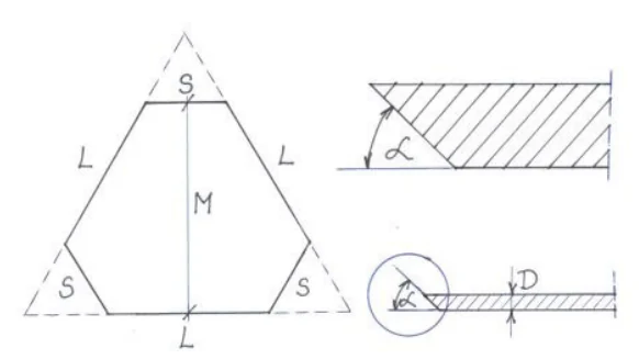 Basic geometry of a lunar habitat building element